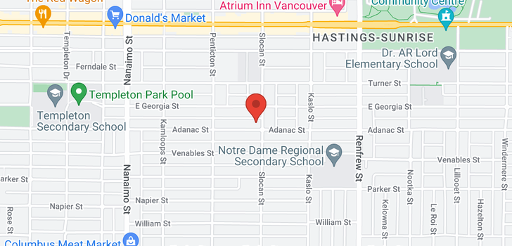 map of 787 SLOCAN STREET